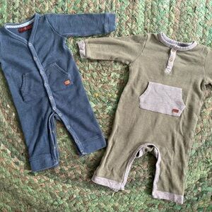 Stylish Kids One Piece Set - Blue and Green